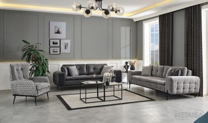Medusa Home Mobilya - Fluffy Koltuk Takımı