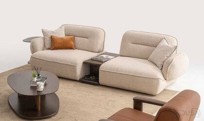 Medusa Home Mobilya - Forza Ara Sehpalı Üçlü Koltuk