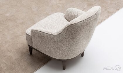 Medusa Home Mobilya - Fresco İtalyan Cevizi Berjer