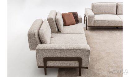 Medusa Home Mobilya - Fresco İtalyan Cevizi Koltuk Takımı