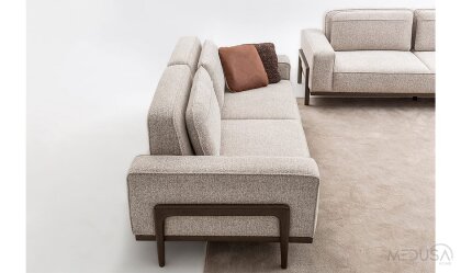 Medusa Home Mobilya - Fresco İtalyan Cevizi Koltuk Takımı