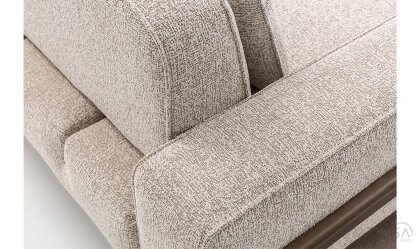 Medusa Home Mobilya - Fresco İtalyan Cevizi Üçlü Koltuk