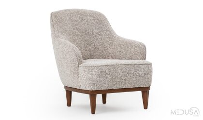 Medusa Home Mobilya - Fresco Türk Cevizi Berjer