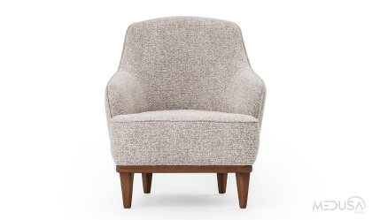 Medusa Home Mobilya - Fresco Türk Cevizi Berjer