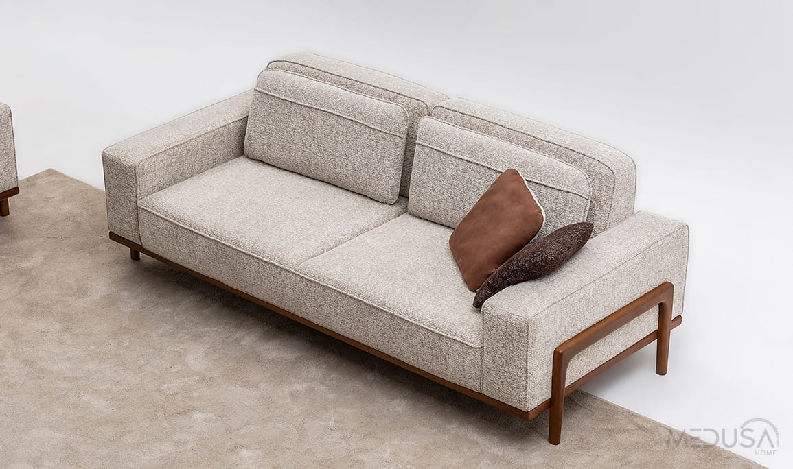 Medusa Home Mobilya - Fresco Türk Cevizi Koltuk Takımı