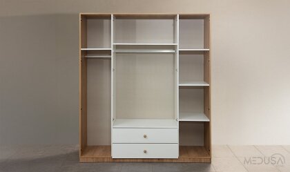 Medusa Home Mobilya - Freya Bohem 4 Kapılı Gardırop