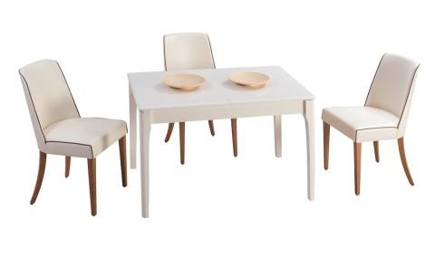 Medusa Home Mobilya - Freze Beyaz Mutfak Masası