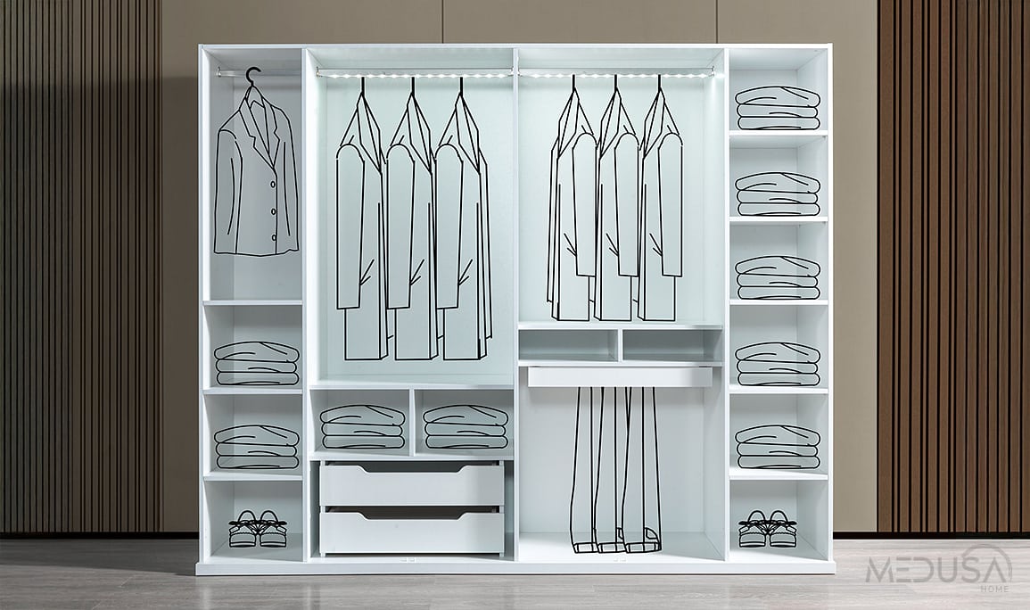 Medusa Home Mobilya - Frosty Gardırop