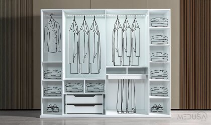 Medusa Home Mobilya - Frosty Gardırop