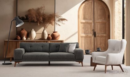 Medusa Home Mobilya - Fuego Natural Koltuk Takımı