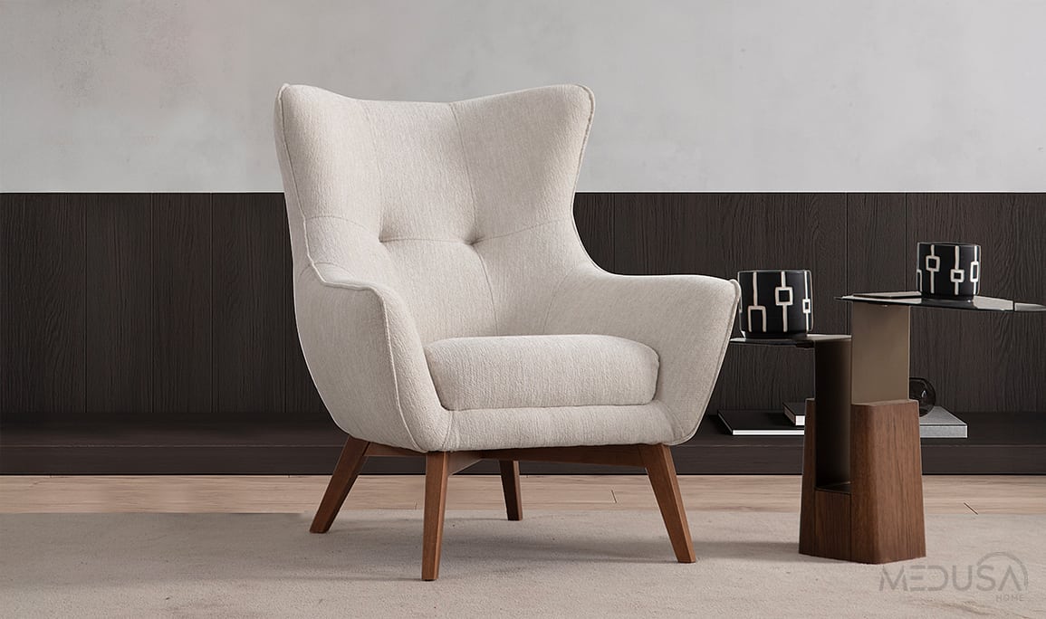 Medusa Home Mobilya - Fuego Natural Koltuk Takımı