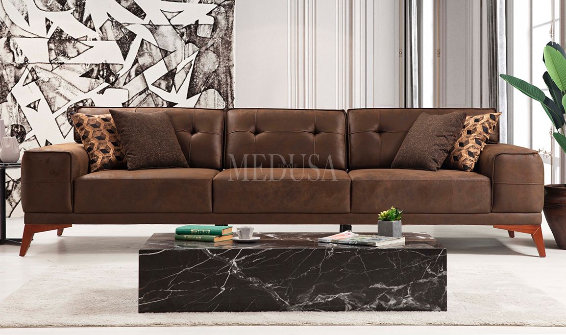 Medusa Home Mobilya - Fuego Nubuk Koltuk Takımı