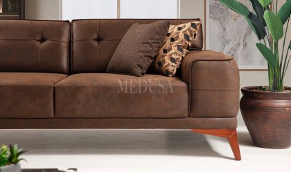 Medusa Home Mobilya - Fuego Nubuk Koltuk Takımı