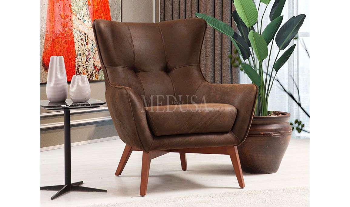 Medusa Home Mobilya - Fuego Nubuk Koltuk Takımı