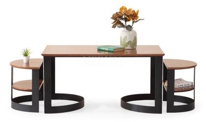 Medusa Home Mobilya - Fuga Siyah Orta Sehpa