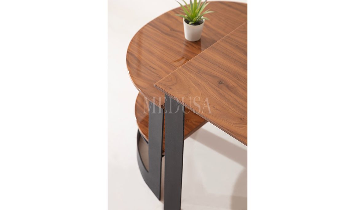 Medusa Home Mobilya - Fuga Siyah Orta Sehpa