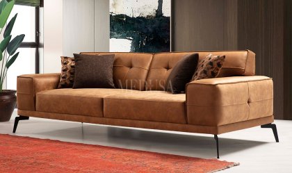 Medusa Home - Fuji Nubuk Üçlü Koltuk Medusa Home - Fuji Nubuk Üçlü Koltuk
