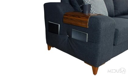 Medusa Home Mobilya - Fus Yataklı ve Sandıklı Köşe Takımı