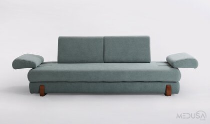 Medusa Home Mobilya - Gala Mavi Üçlü Koltuk