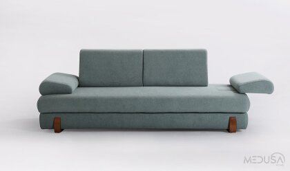 Medusa Home Mobilya - Gala Mavi Üçlü Koltuk