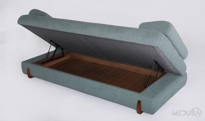 Medusa Home Mobilya - Gala Mavi Üçlü Koltuk