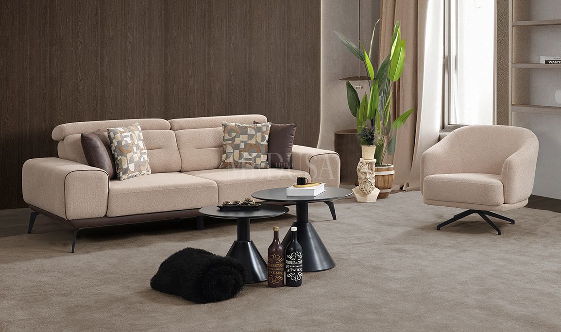 Medusa Home Mobilya - Gallardo Üçlü Koltuk