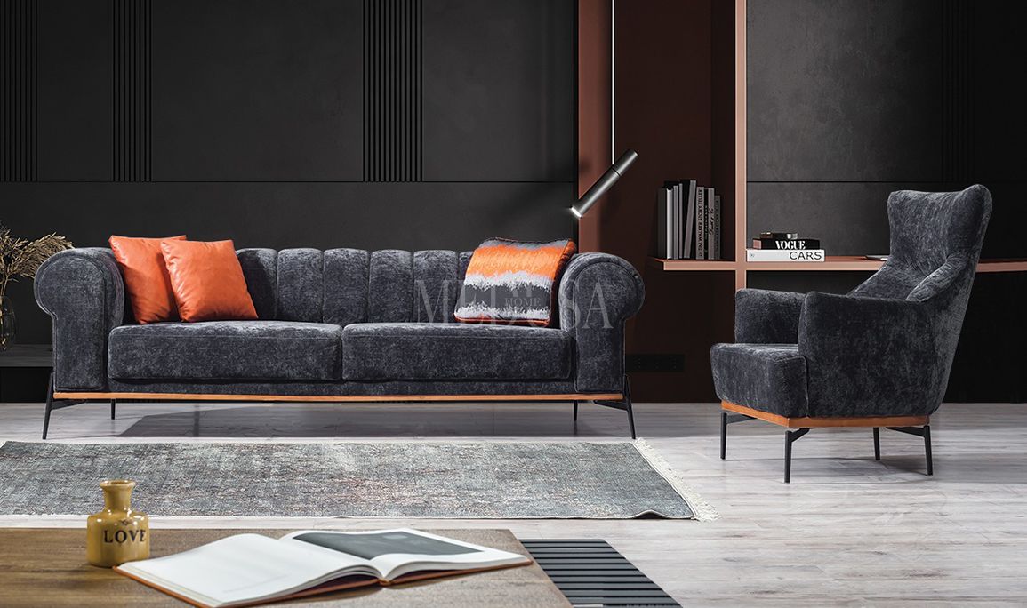 Medusa Home Mobilya - Gediz Üçlü Koltuk