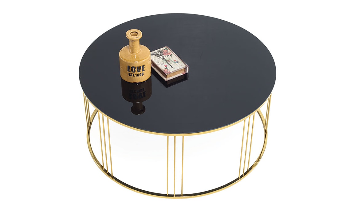 Medusa Home Mobilya - Gezegen Gold Orta Sehpa