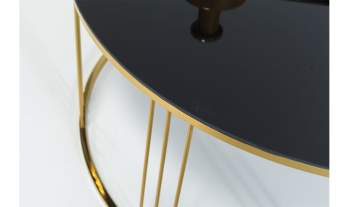 Medusa Home Mobilya - Gezegen Gold Orta Sehpa