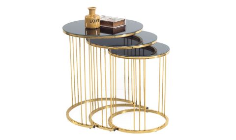 Medusa Home - Gezegen Gold Zigon Sehpa Medusa Home - Gezegen Gold Zigon Sehpa