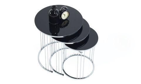 Medusa Home Mobilya - Gezegen Silver Zigon Sehpa