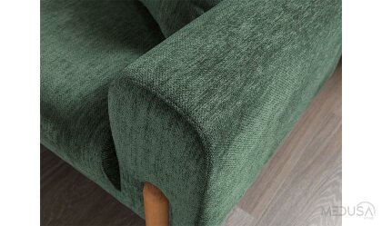 Medusa Home Mobilya - Glade Zümrüt Üçlü Koltuk