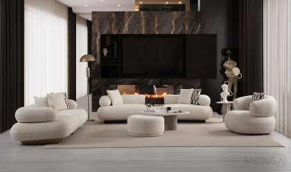 Medusa Home Mobilya - Glamour Koltuk Takımı
