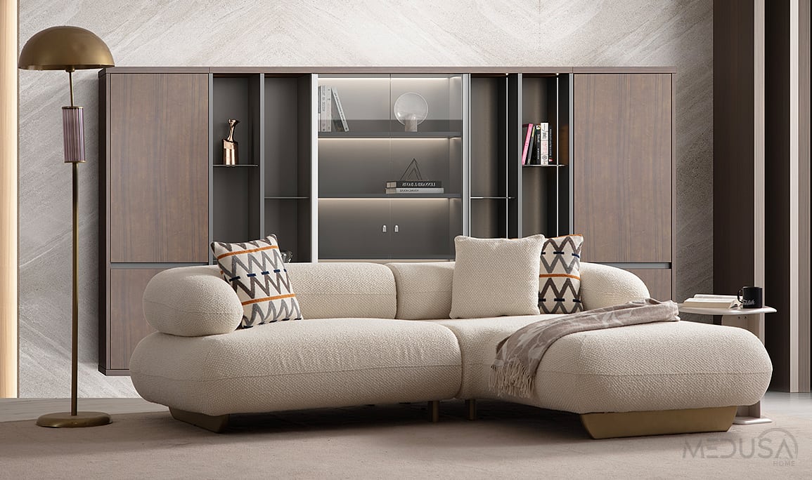 Medusa Home Mobilya - Glamour Relax Köşe Takımı