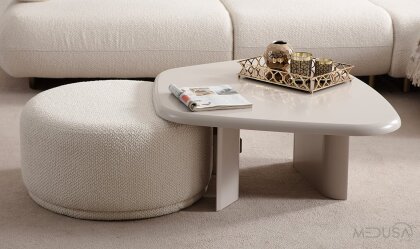 Medusa Home Mobilya - Glamour Sehpa Seti - Sehpa Seti Medusa Home Mobilya - Glamour Sehpa Seti - Sehpa Seti
