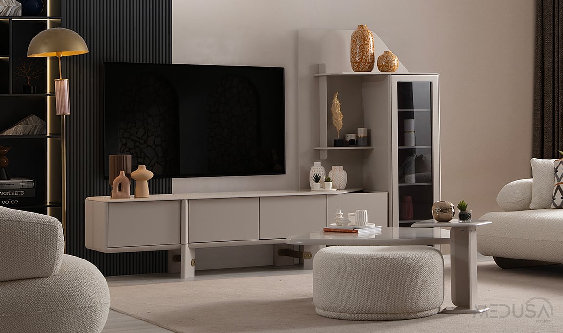 Medusa Home Mobilya - Glamour Tv Ünitesi - Maxi
