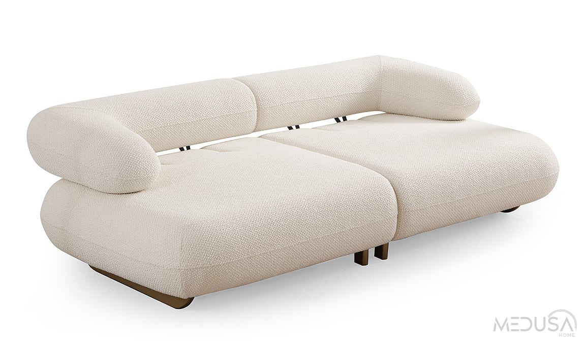 Medusa Home Mobilya - Glamour Üçlü Koltuk