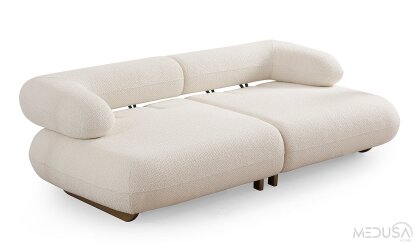 Medusa Home Mobilya - Glamour Üçlü Koltuk