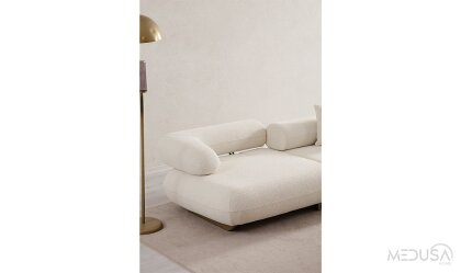 Medusa Home Mobilya - Glamour Üçlü Koltuk