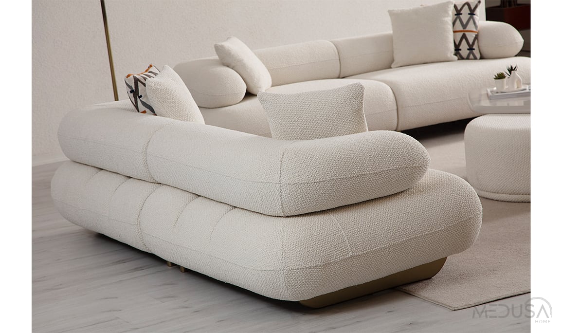 Medusa Home Mobilya - Glamour Üçlü Koltuk