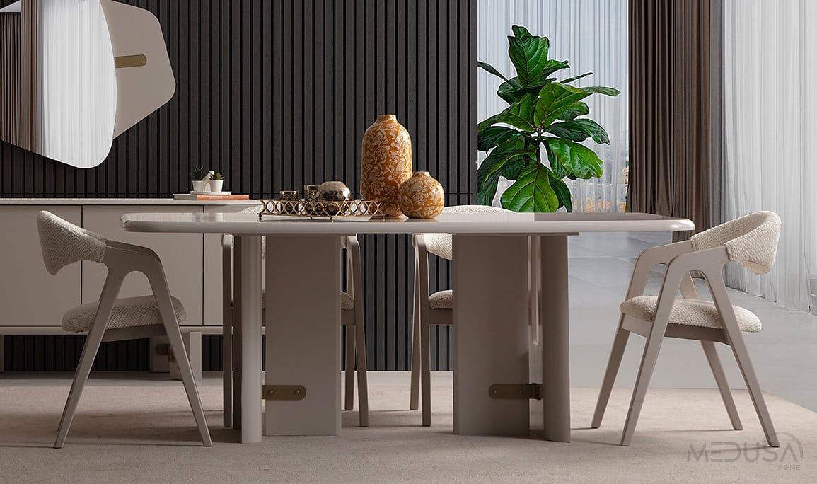 Medusa Home Mobilya - Glamour Yemek Masası