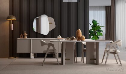 Medusa Home Mobilya - Glamour Yemek Odası