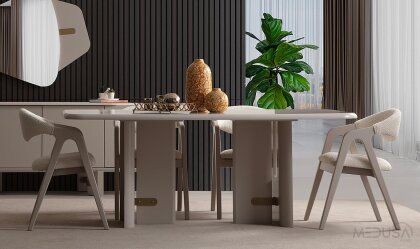 Medusa Home Mobilya - Glamour Yemek Odası
