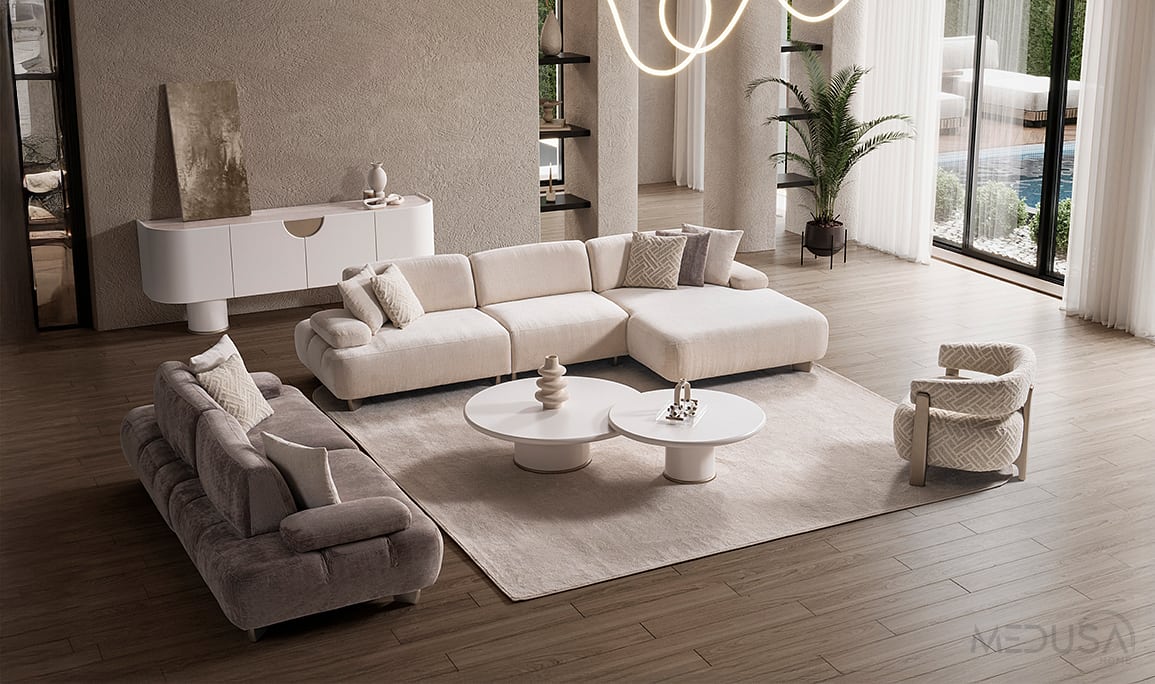 Medusa Home Mobilya - Glaze Relax Koltuk Takımı