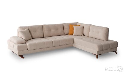 Medusa Home Mobilya - Gleam Mini Yataklı ve Sandıklı Köşe Takımı