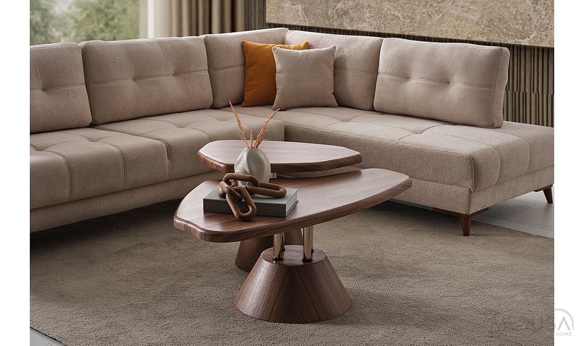 Medusa Home Mobilya - Gleam Mini Yataklı ve Sandıklı Köşe Takımı