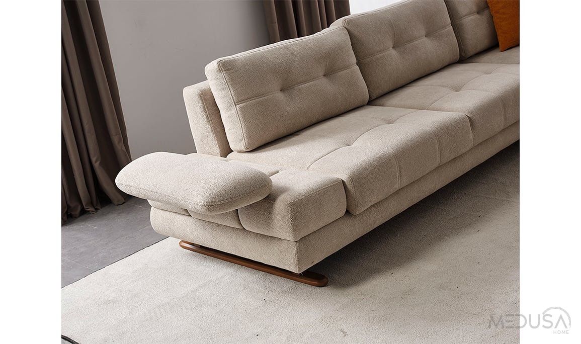 Medusa Home Mobilya - Gleam Yataklı ve Sandıklı Köşe Takımı