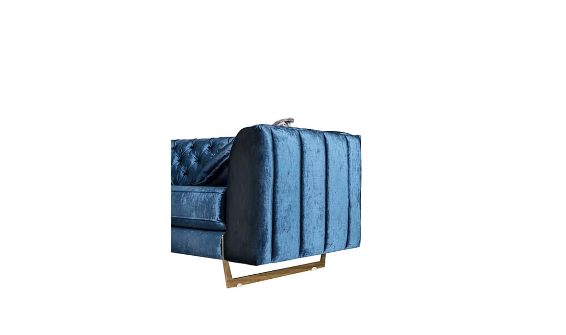 Medusa Home Mobilya - Gloria Üçlü Koltuk Kapitoneli