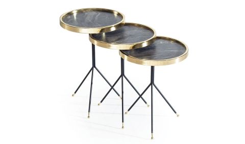 Medusa Home - Golf Marble Zigon Sehpa Medusa Home - Golf Marble Zigon Sehpa