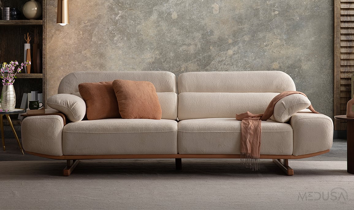 Medusa Home Mobilya - Gondol Üçlü Koltuk